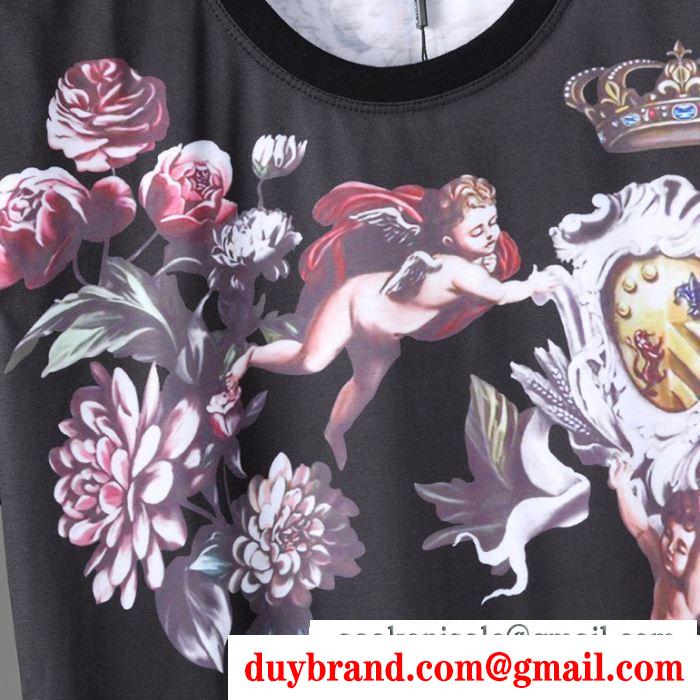 春夏トップス最新情報をチェック  ドルチェ＆ガッバーナ DOLCE & GABBANA  2019年春夏シーズンに登場  半袖Tシャツ