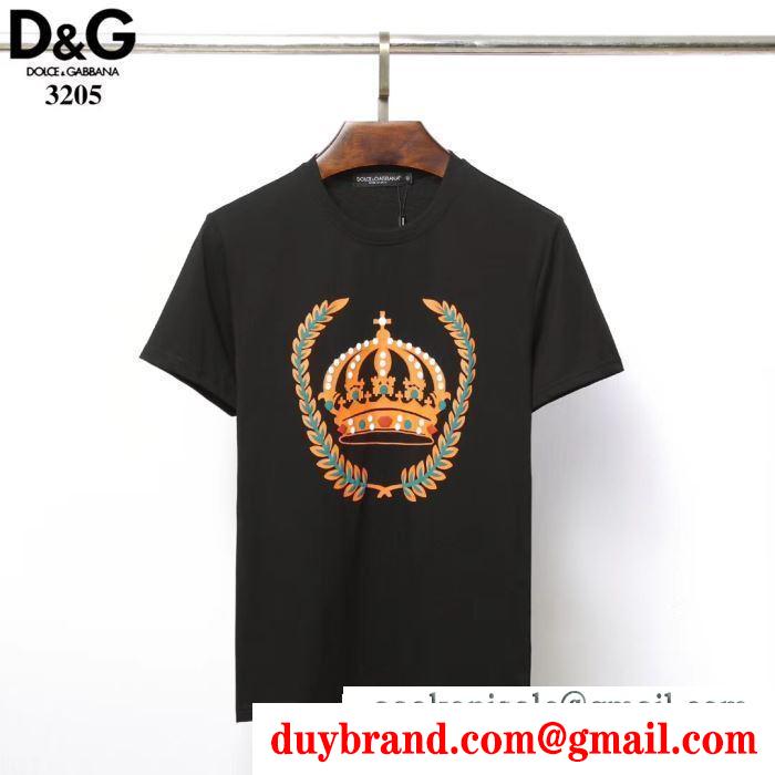 最速2019春夏トレンド  半袖Tシャツ 2019人気新作が登場  ドルチェ＆ガッバーナ DOLCE & GABBANA  春夏大活躍人気アイテム