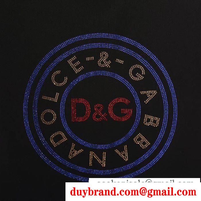 ドルチェ＆ガッバーナ DOLCE & GABBANA  2019人気新色が登場  半袖Tシャツ 春夏の爽やかなスタイル