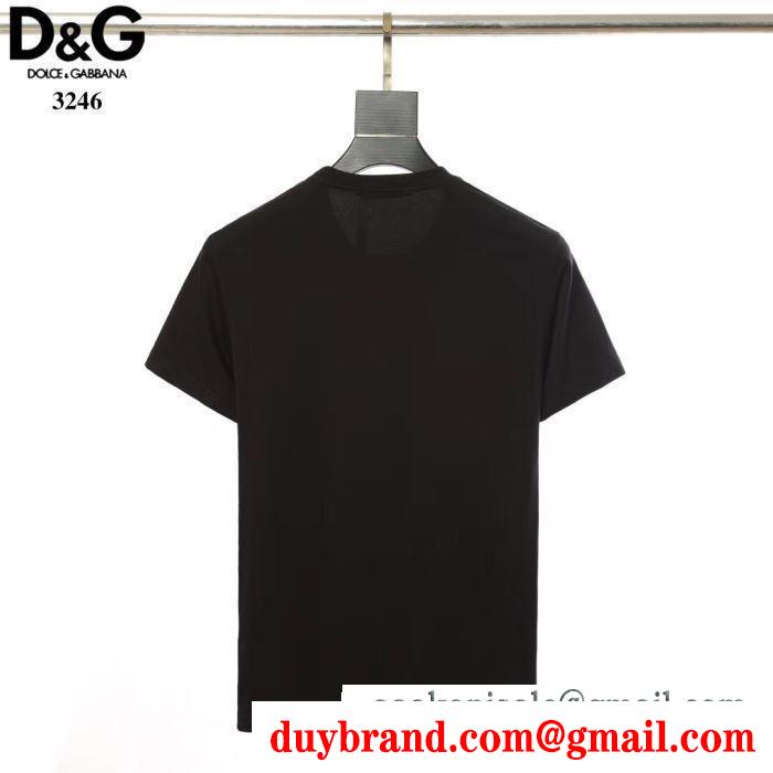 着心地のいいサイズ感  ドルチェ＆ガッバーナ DOLCE & GABBANA  2019夏絶対見逃せない人気  半袖Tシャツ