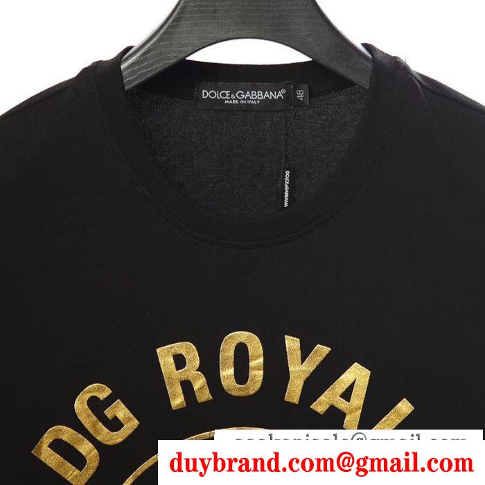 着心地のいいサイズ感  ドルチェ＆ガッバーナ DOLCE & GABBANA  2019夏絶対見逃せない人気  半袖Tシャツ
