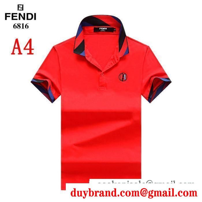 フェンディ FENDI  4色可選  2019SSコレクションが発表  半袖Tシャツ おしゃれ度をUPする新着