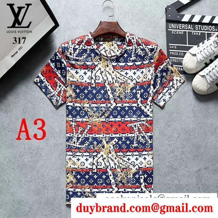 2019年春夏の人気モデル  春夏トレンド先取り  ルイ ヴィトン LOUIS VUITTON  半袖Tシャツ