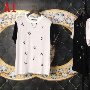 Louis Vuitton Louis Vuitton 2019SS Kiểm tra xu hướng phải trả tay áo ngắn T -shirt _ Louis Vuitton Louis Vuitton_ Thương hiệu giá rẻ 