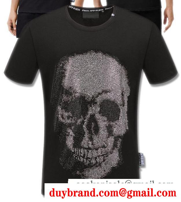 着心地のいいサイズ感  フィリッププレイン PHILIPP PLEIN  2019夏絶対見逃せない人気  半袖Tシャツ