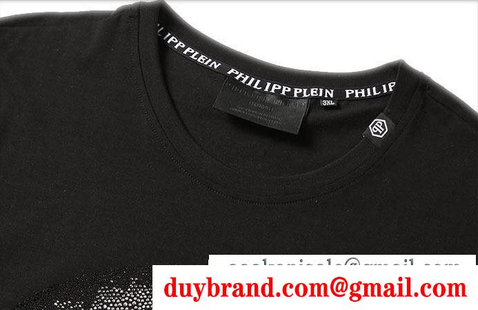 着心地のいいサイズ感  フィリッププレイン PHILIPP PLEIN  2019夏絶対見逃せない人気  半袖Tシャツ