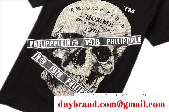 春夏トップス最新情報をチェック  フィリッププレイン PHILIPP PLEIN  2019年春夏シーズンに登場  半袖Tシャツ