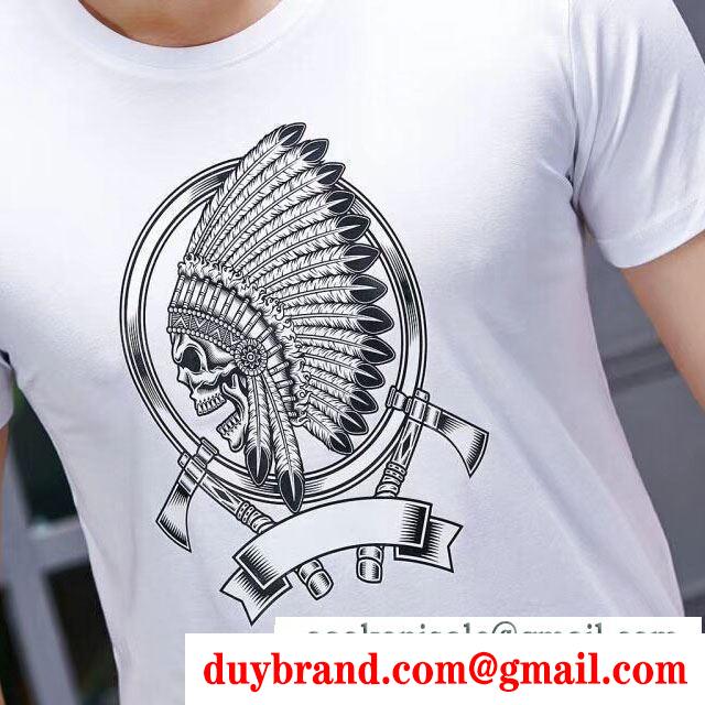 半袖Tシャツ フィリッププレイン PHILIPP PLEIN  2019SSの人気トレンドファッション  カジュアルスタイルを軽快に