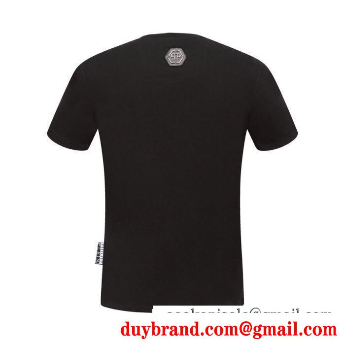 フィリッププレイン PHILIPP PLEIN  半袖Tシャツ 2019春新色コスメ人気ブランド  抜け感のあるスタイルが完成