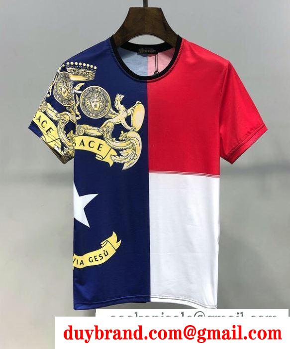 半袖Tシャツ 2019年春夏ファッションに最も  春夏のおしゃれを楽しんで  ヴェルサーチ VERSA