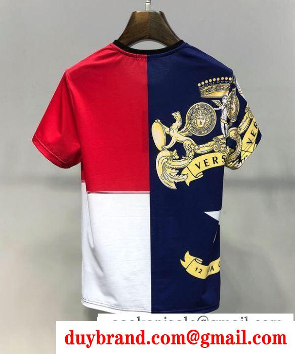 半袖Tシャツ 2019年春夏ファッションに最も  春夏のおしゃれを楽しんで  ヴェルサーチ VERSA