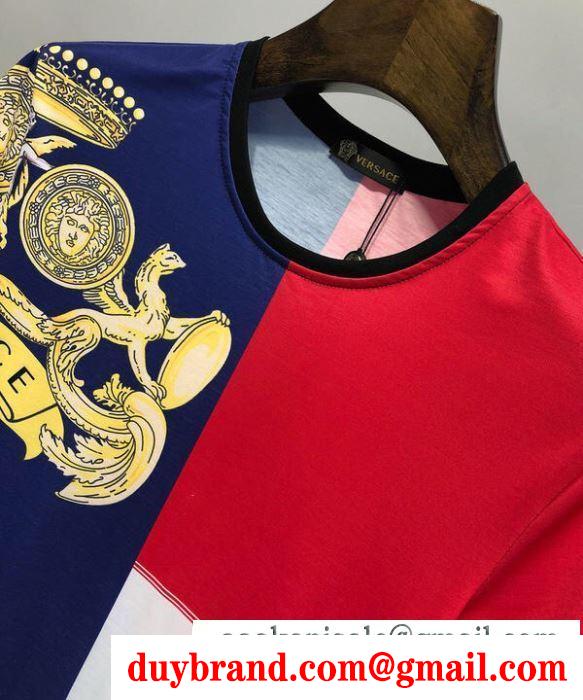 半袖Tシャツ 2019年春夏ファッションに最も  春夏のおしゃれを楽しんで  ヴェルサーチ VERSA
