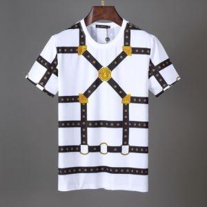 Tay áo ngắn T -Shirt Versace Versa 2019SS Xu hướng phổ biến Phong cách thời trang bình thường _ Versace Versa_ Thương hiệu giá rẻ 