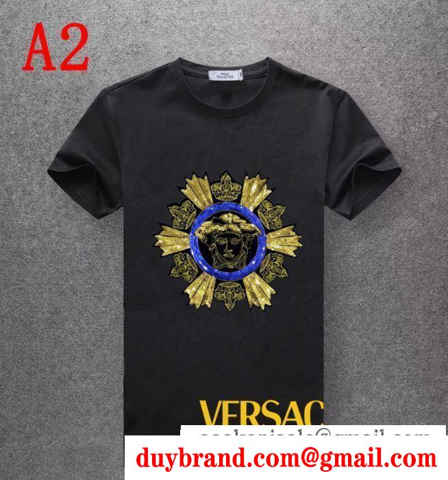 春夏トップス最新情報をチェック  ヴェルサーチ VERSA 2019年春夏シーズンに登場  半袖Tシャツ