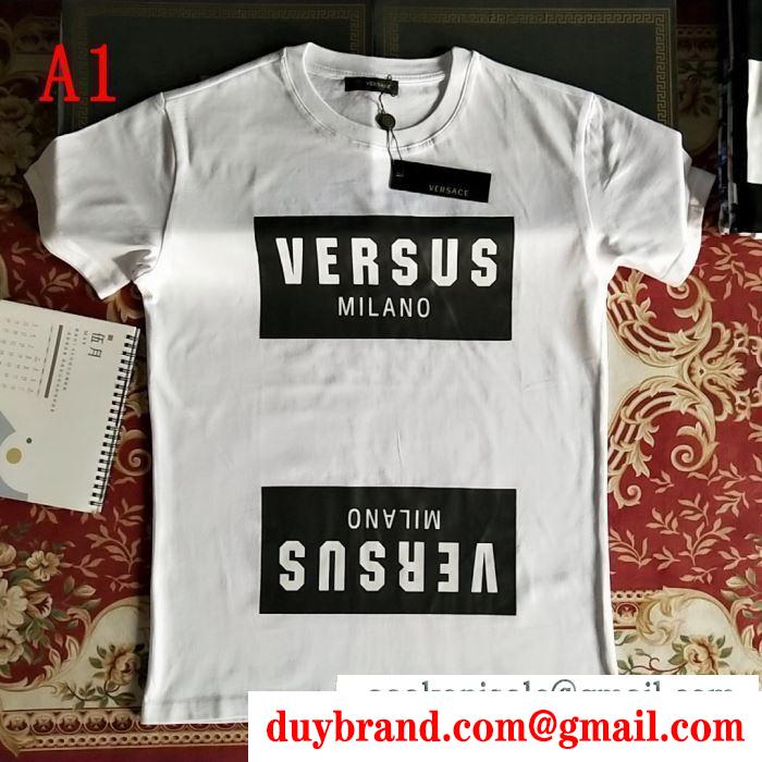 2019 SPRING／SUMMER  おしゃれに着こなせる  ヴェルサーチ VERSA 半袖Tシャツ