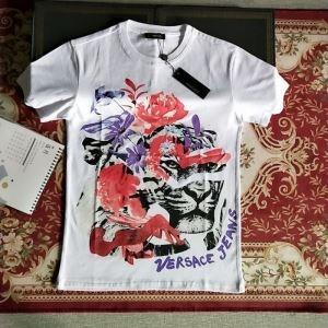 Bầu không khí tinh tế với Versace Versa Versa Sleeve T -Shirt 2019SS Thương hiệu mới phổ biến Item_ Versace Versa_ Thương hiệu giá rẻ (Lớp lớn nhất của )