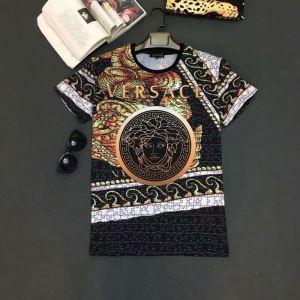 Versace Versa 2019 Bán hàng phổ biến tiêu chuẩn mới mặc áo ngắn phổ biến T -shirt _ Versace Versa_ Thương hiệu giá rẻ 