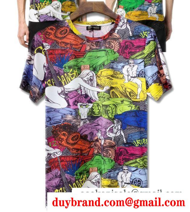 春夏は継続系のトレンド  ヴェルサーチ VERSA  半袖Tシャツ 2019年の春夏シーズンにも一大トレンド