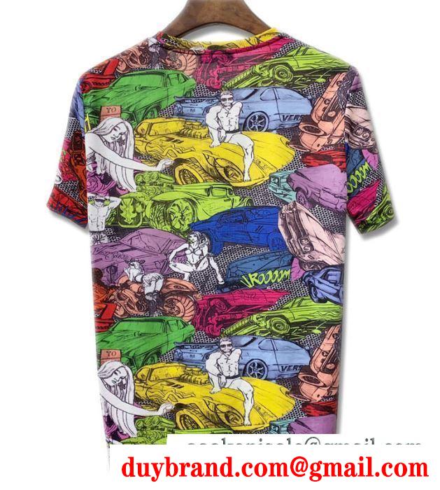 春夏は継続系のトレンド  ヴェルサーチ VERSA  半袖Tシャツ 2019年の春夏シーズンにも一大トレンド