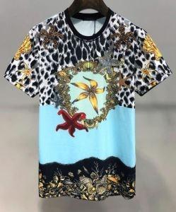 Versace Versa 2019 Màu sắc mới phổ biến xuất hiện ngắn tay T -SHIRT Mùa xuân / Mùa hè Phong cách làm mới _ Versace Versa_ Thương hiệu giá rẻ 