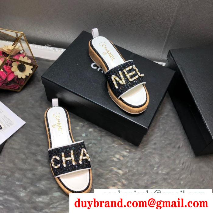  chanel レディース サンダル ファッションの最先端アイテム icon アイコン ３色可選 コピー ユニーク 最低価格