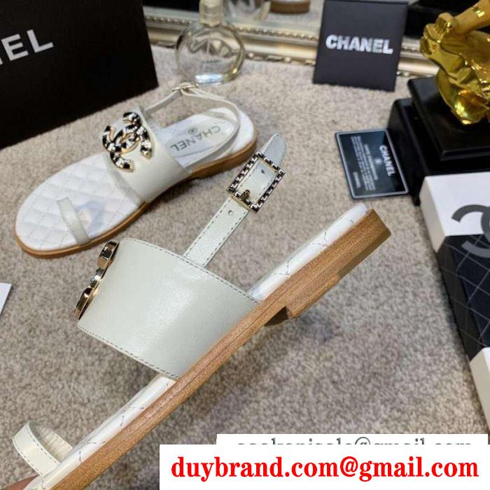  レディース サンダル 今季で一番流行っているアイテム コピー chanel matelasse マトラッセ ホワイト 最低価格