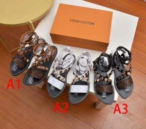 Các mặt hàng thương hiệu phổ biến 2019 Thời trang ở nước ngoài New Louis Vuitton Sandals ba lựa chọn màu _ Louis Vuitton Louis Vuitton_ Thương hiệu giá rẻ 