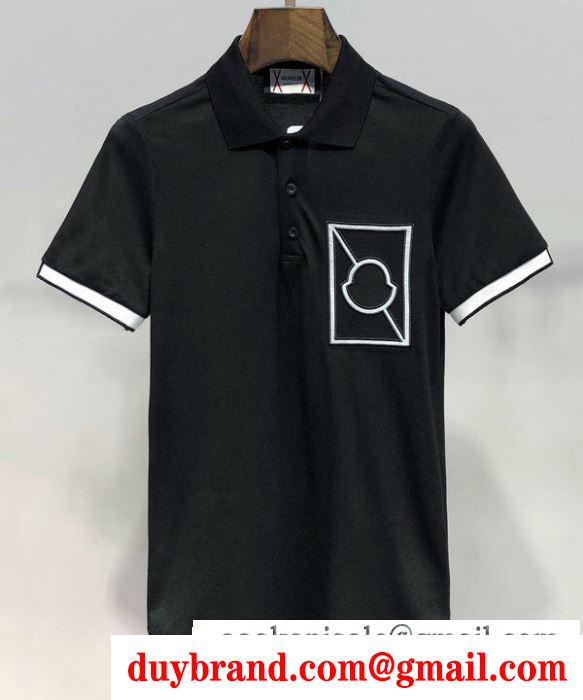 おしゃれ度をUPする新着 モンクレール おすすめな2019春夏限定販売 2色可選    MONCLER 半袖Tシャツ お気に入りの最新コレクション
