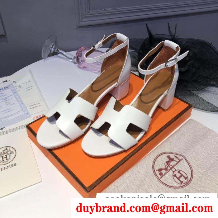 2019春夏の流行ファッション 爆発的人気オシャレ度がアップ エルメス hermes サンダル 3色可選
