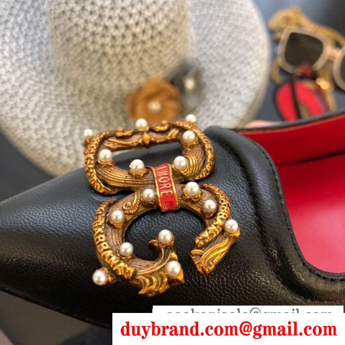 2019人気がますます人気 春夏大活躍人気アイテム ドルチェ＆ガッバーナ dolce&gabbana ハイヒール 3色可選