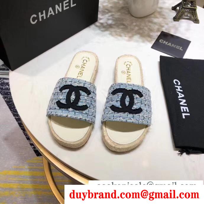 2019年春夏コレクションに見る  chanel スリッパ 4色可選 トレンドを追求した新作