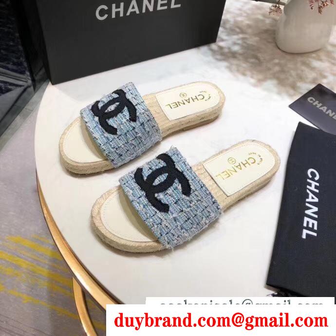 2019年春夏コレクションに見る  chanel スリッパ 4色可選 トレンドを追求した新作
