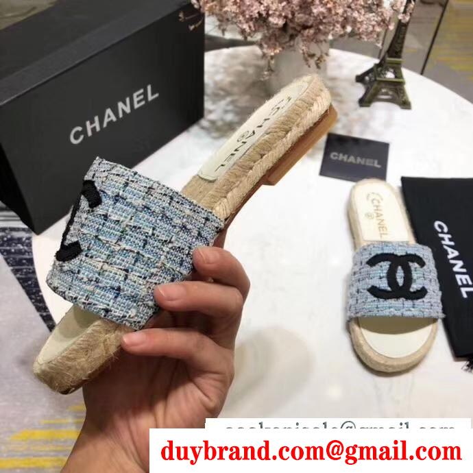 2019年春夏コレクションに見る  chanel スリッパ 4色可選 トレンドを追求した新作