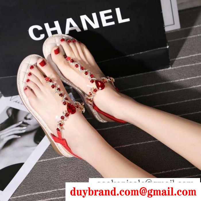  chanel サンダル 3色可選 春夏の爽やかなスタイル 2019ssコレクションに新着