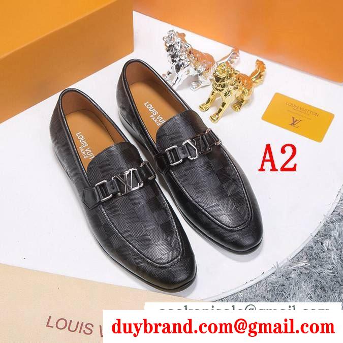 2019春夏の必須アイテム ビジネスシューズ 2色可選 キレイ色チェック春夏 ルイ ヴィトン LOUIS VUITTON コスパ最強新作におすすめ