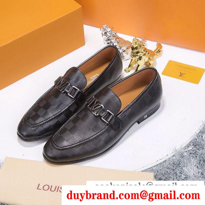 2019春夏の必須アイテム ビジネスシューズ 2色可選 キレイ色チェック春夏 ルイ ヴィトン LOUIS VUITTON コスパ最強新作におすすめ