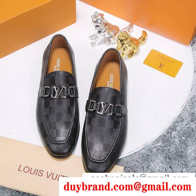 2019春夏の必須アイテム ビジネスシューズ 2色可選 キレイ色チェック春夏 ルイ ヴィトン LOUIS VUITTON コスパ最強新作におすすめ
