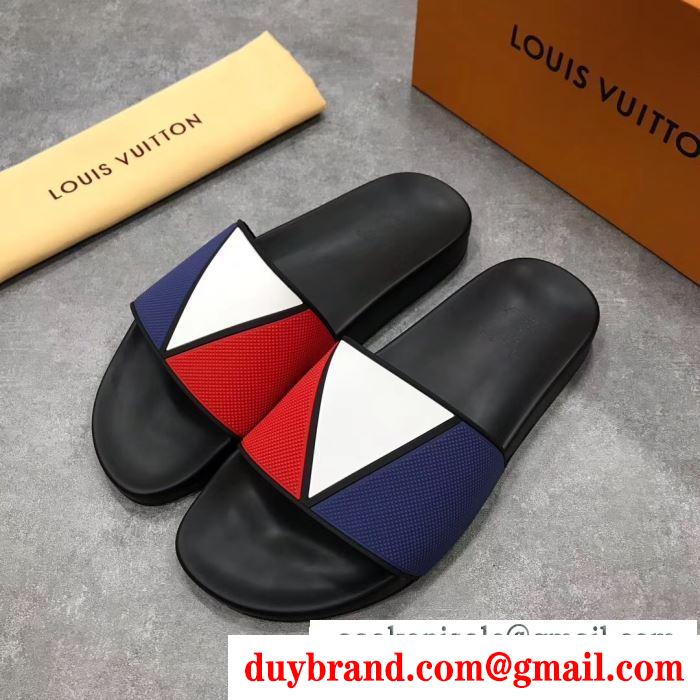 サンダル セレブや芸能人からも愛用 ルイ ヴィトン 2019春夏の爽やかトレンド LOUIS VUITTON  トップスからチラ見える安心 
