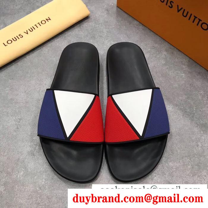 サンダル セレブや芸能人からも愛用 ルイ ヴィトン 2019春夏の爽やかトレンド LOUIS VUITTON  トップスからチラ見える安心