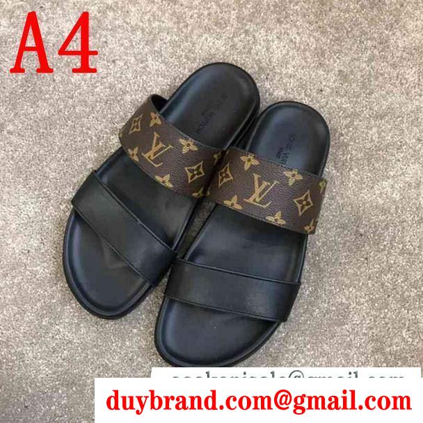サンダル 2019SS新ブーム ルイ ヴィトン 今季は色を使った注目新品 LOUIS VUITTON 人気にも火をつけて  多色可選 春夏ファショントレンドアイテム