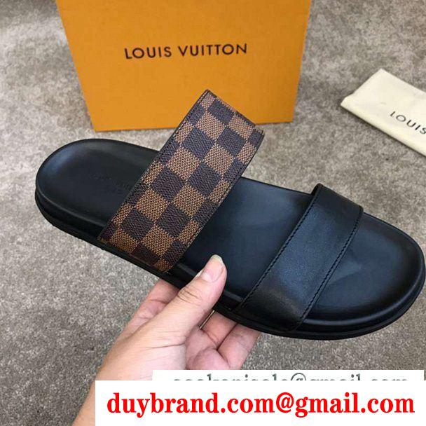サンダル 2019SS新ブーム ルイ ヴィトン 今季は色を使った注目新品 LOUIS VUITTON 人気にも火をつけて  多色可選 春夏ファショントレンドアイテム