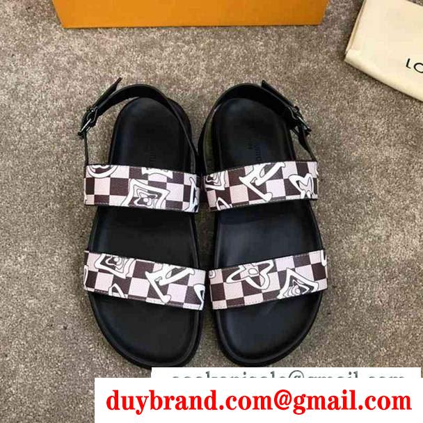 4色可選 2019人気新色が登場 ルイ ヴィトン LOUIS VUITTON 春夏トレンド先取り サンダル 今年のトレンドを先取り