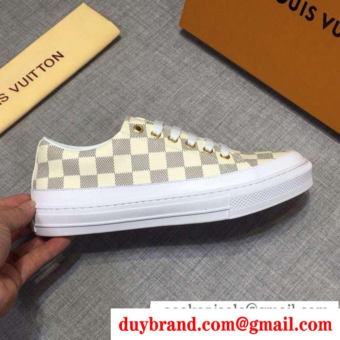 ウェアに取り入れるのが今季流 春夏新作2019流行り ルイ ヴィトン louis vuitton カジュアルシューズ 2色可選
