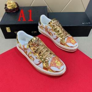 Versace Versace Giày thông thường 2 Màu mùa xuân / Mùa hè Kiểm tra thông tin mới nhất rất phổ biến 2019_ Versace Versace_ Thương hiệu giá rẻ 