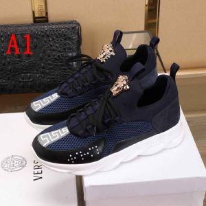 Versace Versace 2 màu giày mùa xuân / mùa hè Mùa xuân mới 2019 Xu hướng loại _ Versace Versace_ Thương hiệu giá rẻ (Lớp lớn nhất của )