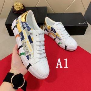 Đến mới để cải thiện thời trang 2019 Trendy nổi tiếng vào mùa xuân và mùa hè Dolce & Gabbana Dolce & Gabbana 2 màu sắc bình thường Giày_Dolce & Gabbana Dolce & Gabbana