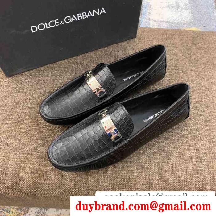 2019トレンド感満載なアイテム ドルチェ＆ガッバーナ dolce&gabbana 革靴 2色可選 爆発的人気オシャレ度がアップ
