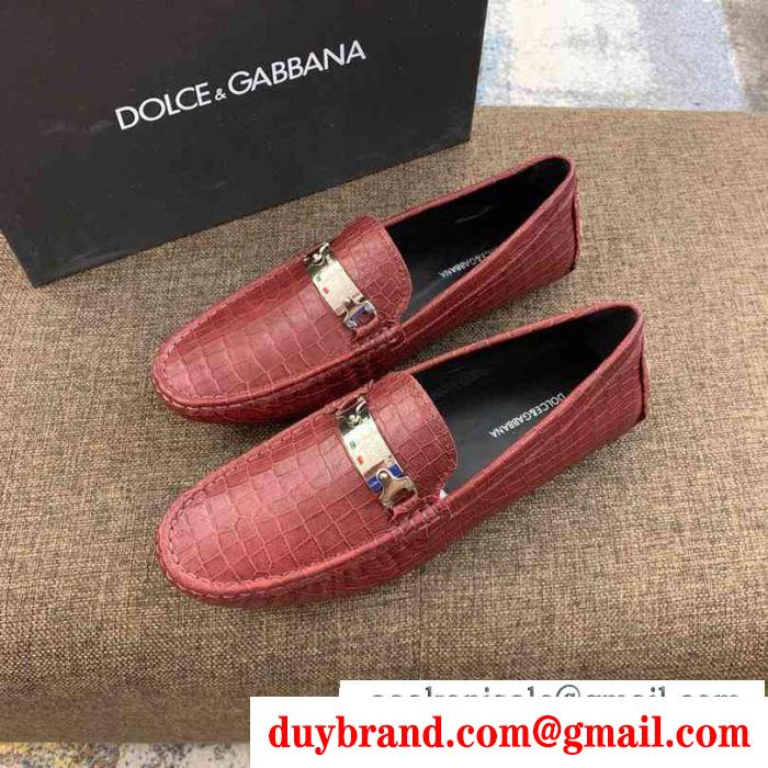 2019トレンド感満載なアイテム ドルチェ＆ガッバーナ dolce&gabbana 革靴 2色可選 爆発的人気オシャレ度がアップ