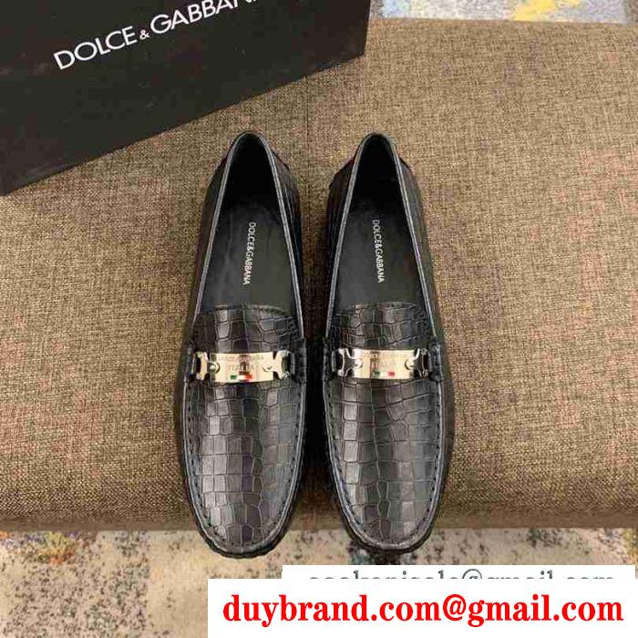 2019トレンド感満載なアイテム ドルチェ＆ガッバーナ dolce&gabbana 革靴 2色可選 爆発的人気オシャレ度がアップ