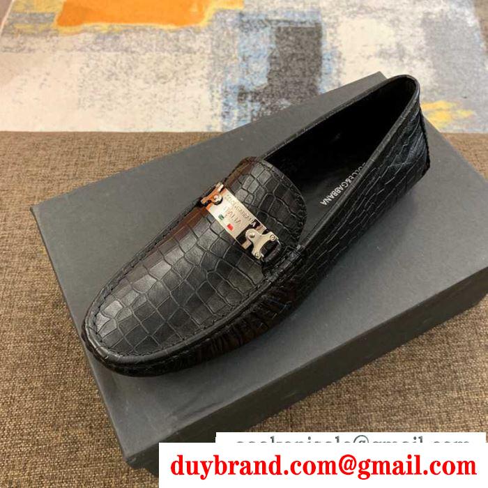 2019トレンド感満載なアイテム ドルチェ＆ガッバーナ dolce&gabbana 革靴 2色可選 爆発的人気オシャレ度がアップ
